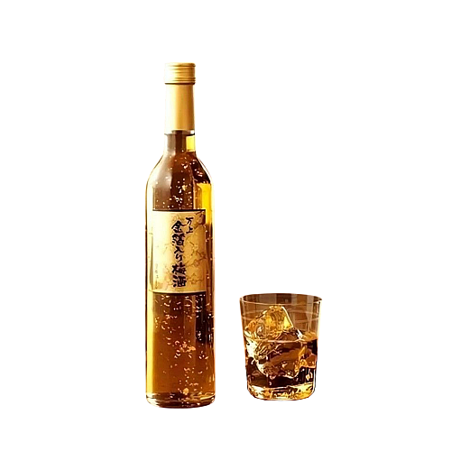Gold leaf plum wine 500ml authentic